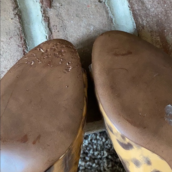 J.Crew animal print open toe heels size 7 - Picture 5 of 5